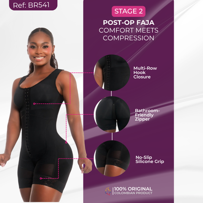 Snatched Fit Faja with Built-In Bra Short (BR541)