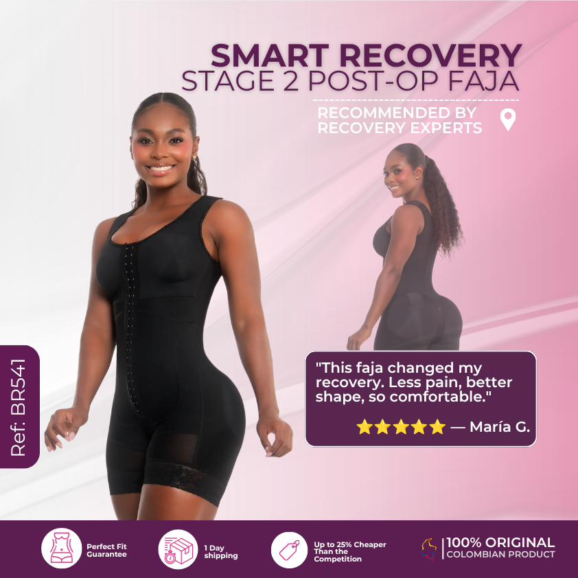 Snatched Fit Faja with Built-In Bra Short (BR541)