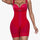 Red Obsession Strapless Short(SL541RD)