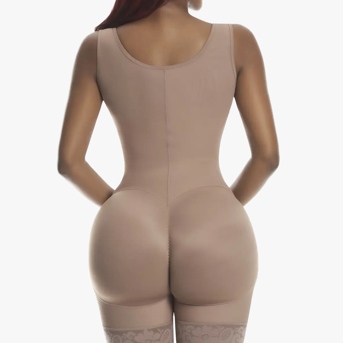 Booty Free Faja Wide Strap 3/4 Just Below Thigh (WS-1543)