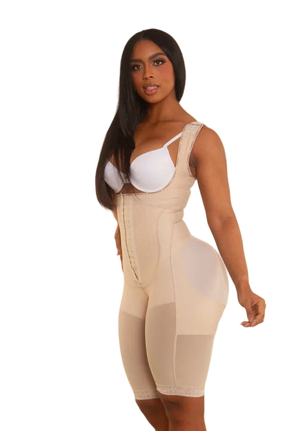 Stage 2 Curvy Mami Faja Wide Strap 3/4 Just Below Thigh (WS543-2)