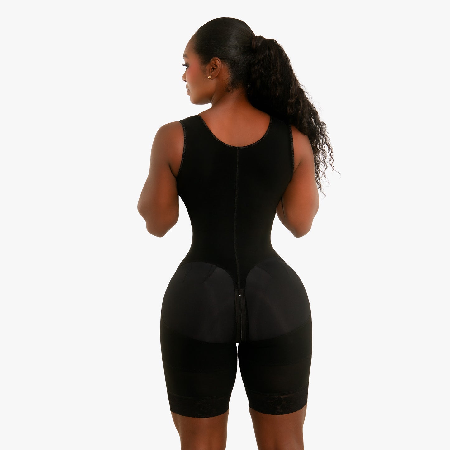 Curvy Mami Faja Wide Strap 3/4 Just Below Thigh (WS543)