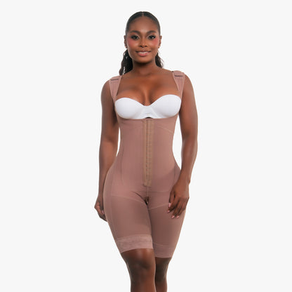 Curvy Mami Faja Wide Strap 3/4 Just Below Thigh (WS543)