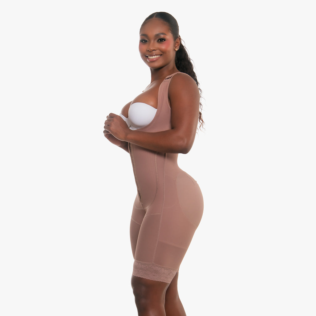 Curvy Mami Wide Strap 3/4 Just Below Thigh (WS543)