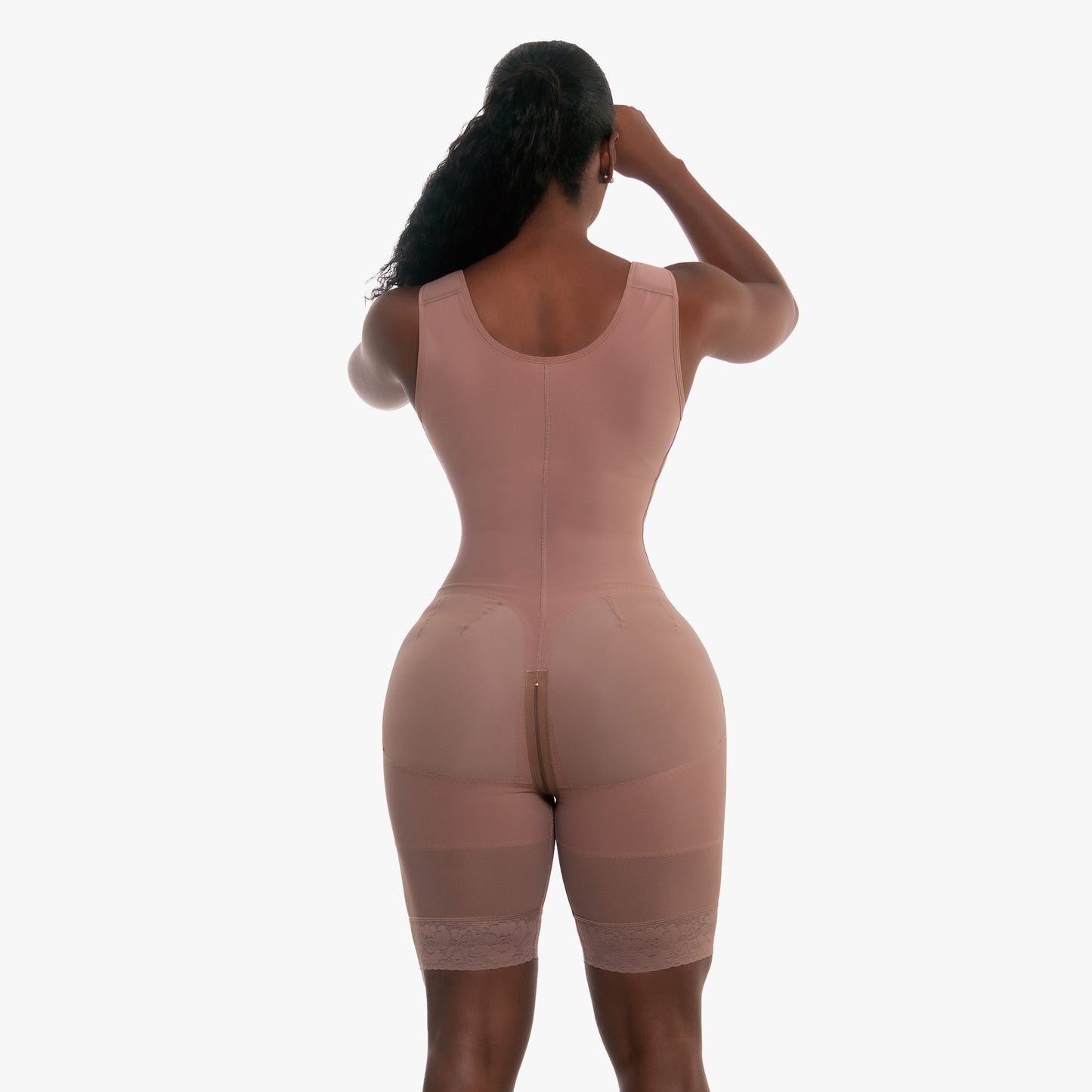 Curvy Mami Faja Wide Strap 3/4 Just Below Thigh (WS543)