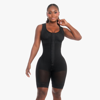 New Skin Faja with Built-In Bra 3/4 Just Below Thigh (BR543)