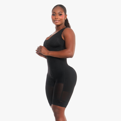 New Skin Faja with Built-In Bra 3/4 Just Below Thigh (BR543)