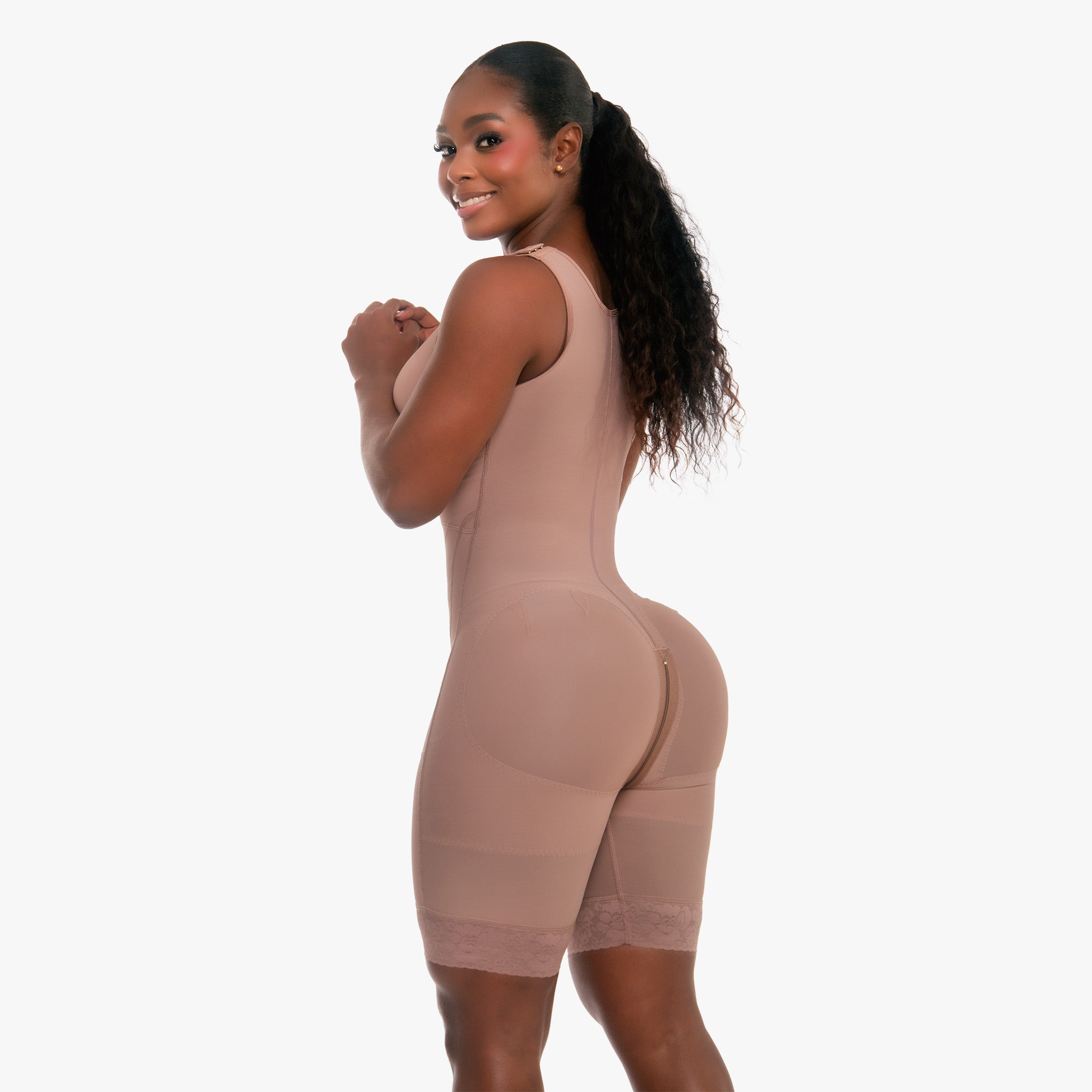 Wide Strap And Brassier 3/4 Just Below Thigh (BR543)