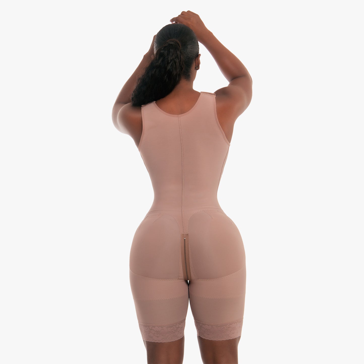 New Skin Faja with Built-In Bra 3/4 Just Below Thigh (BR543)